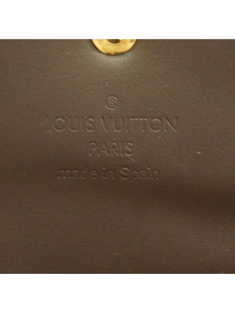 Louis Vuitton Business Card Holder Vernis Amaranto